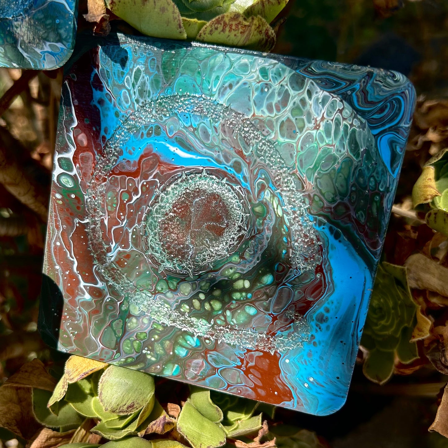 Earthly Oversight coaster set
