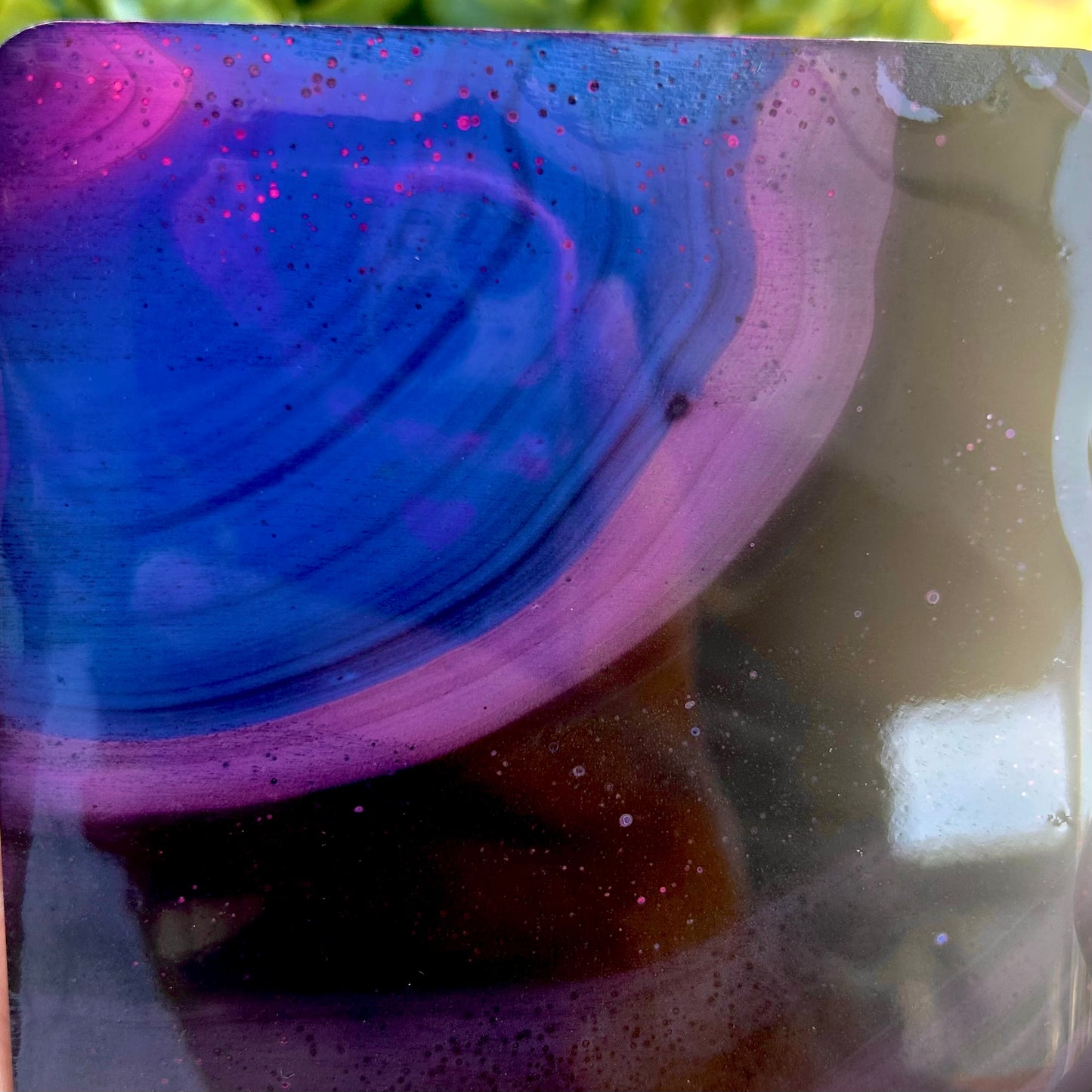 Fuschia Basin coaster set