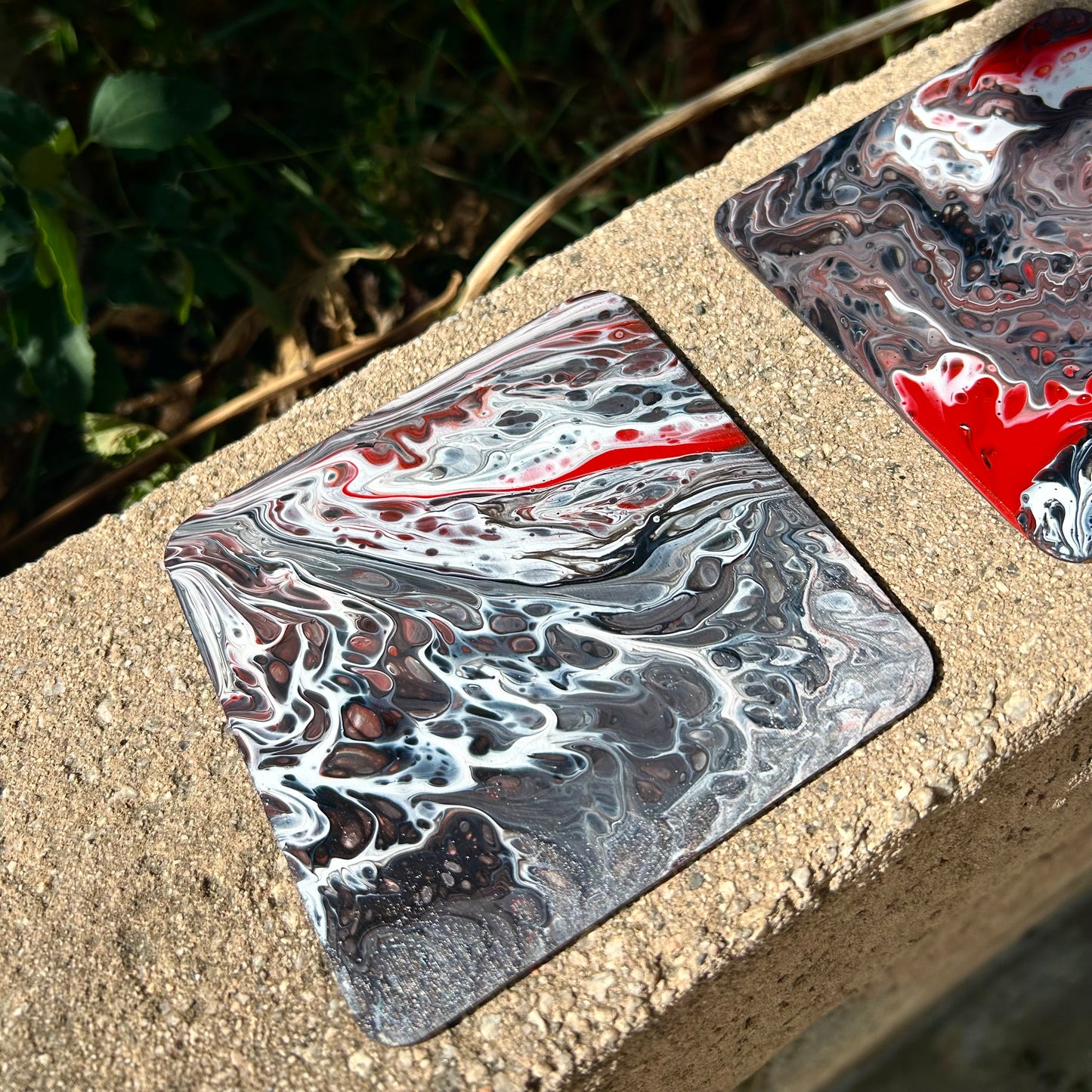 Seeing Red coaster set